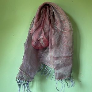 Airy weave silk scarf from MoMA